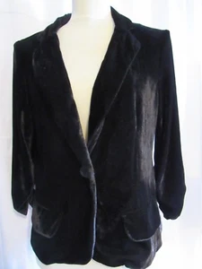 COURTENAY BLACK LONG SLEEVE BLAZER, JACKET SIZE LARGE PETITE, NWT - Picture 1 of 6