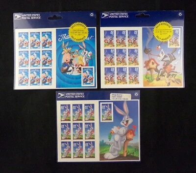 USPS Bugs Bunny Sheet of 30 Stamps - Sealed- Item #5588P WILE PORKY BUGS - Image 1 of 4