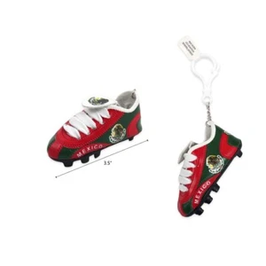 1 Key Chain Mexico Shoe Keychain Mexican Soccer Sneaker Key Chain Charm - Picture 1 of 1