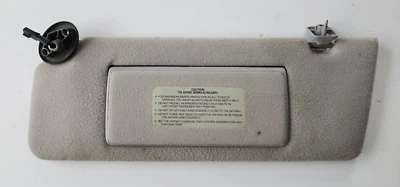 1993-1998 Jeep Grand Cherokee Gray Sun Visor Driver Side Lights Mirrors - Image 1 of 4