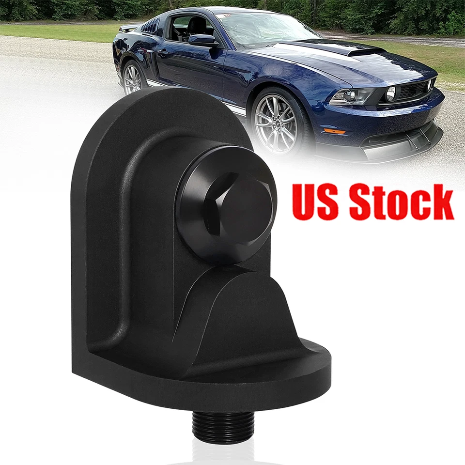 For Ford M-6880-B50 90 Degree Billet Engine Oil Filter Adapter Black Foto 1 de 4