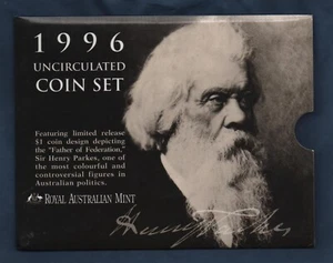 AUSTRALIA 1996 UNICIRCULATED COIN SET - Picture 1 of 3