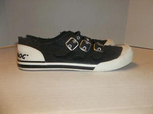 Mujer Talla 10 Rocket Dog Jolissa Aviador Moda Envejecido Tenis Zapatos Negros - Imagen 1 de 6