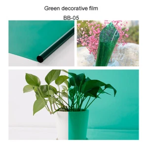 Película de ventana verde pegatina de vidrio casa ventana tinte arquitectónico HOHOFILM - Imagen 1 de 12