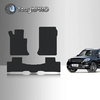 ToughPRO Floor Mats Black For Mercedes-Benz GLK All Weather Custom Fit 2009-2015 - Image 1 of 4