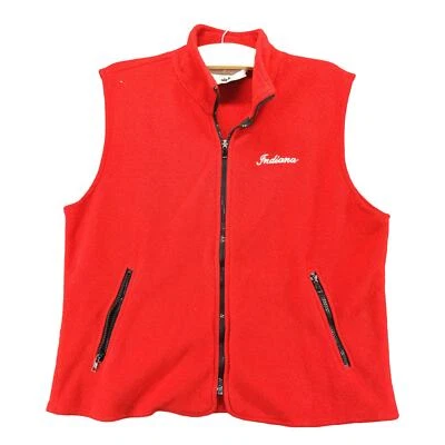 Chaleco de mujer Colorado Trading & Clothing Co polar cremallera completa rojo Indiana talla XL Foto 1 de 4