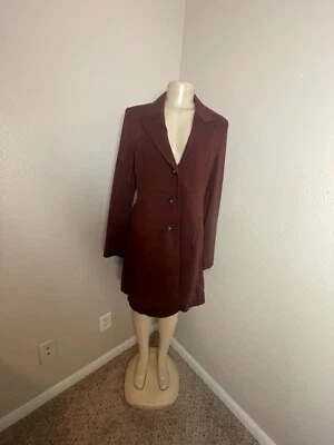 Trajes Falda Cabi Para Mujer M/10 Borgoña Rayón Elástico Muesca Solapa Abertura Trasera Foto 1 de 4