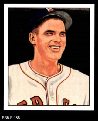 1950 Bowman REPRINT #188 Earl Johnson Red Sox 8 - NM/MT - Image 1 of 2