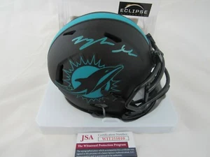 Mini Casco Myles Gaskin Miami Dolphins Eclipse JSA Firmado Autografiado - Imagen 1 de 3
