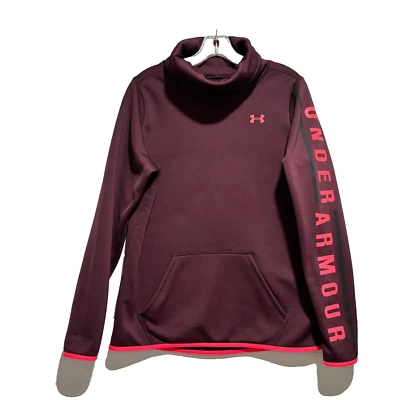 Sudadera Under Armour Coldgear Mujer Granate Talla M Manga Larga Cuello Embudo Foto 1 de 4