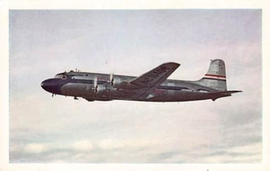 Postal de aviación: United Airlines Mainliner 300 MPH 4 motores, sin publicar, años 40 - Imagen 1 de 2