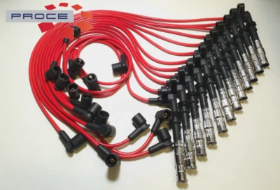 Ignition Cable Red For Mercedes W140 R129 Mot M120 600 14 Wire M 120 - Image 1 of 4