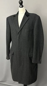 RALPH LAUREN CHESTERFIELD COAT / JACKET Men's Size 40R 40" Chest - Large L - Picture 1 of 23
