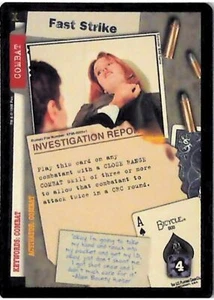 X-Files CCG Fast Strike XF96-0005v1 - Imagen 1 de 2