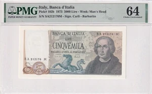 Italy, 5.000 Lire, 1973, UNC, p102b - Picture 1 of 2