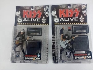 KISS Alive McFarlane Action Figure Lot Ace Frehley Paul Stanley Sealed - Picture 1 of 17