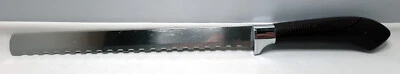 Cuchillo de pan dentado Ginsu vintage hoja de 8-1/2" 13-1/4" en general un producto Ginsu Foto 1 de 4