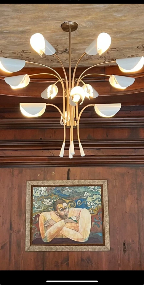 Люстра Kichler Arcus розовое золото 12 ламп  - Изображение 1 из 4