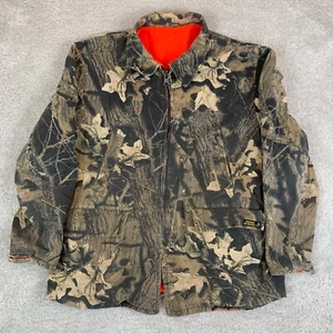 Chaqueta de Caza Bombardero Camuflaje Reversible Roble Mossy Para Hombre Talla Aprox L - Imagen 1 de 21