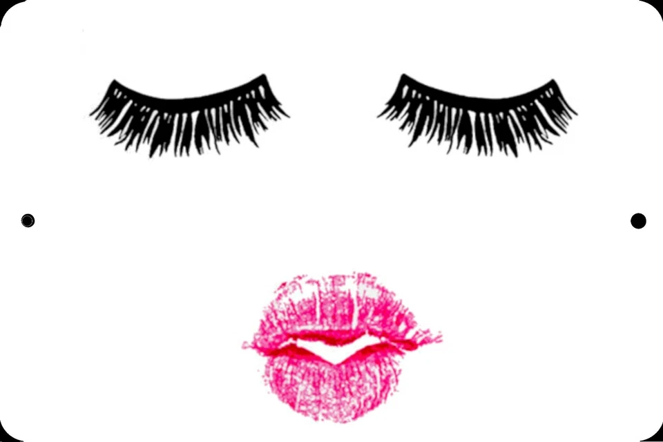 Сексуальное лицо, день рождения, домашний знак, домашний декор металлический алюминий, США - Изображение 1 из 1