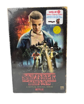 Netflix Season 1 Stranger Things 4-Disc DVD Blu-Ray Collector's Edition Box Set - Image 1 of 4