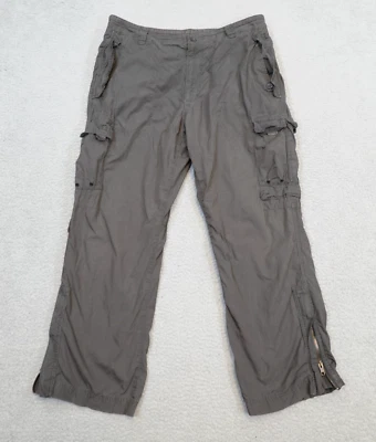 Pantalones de Carga Marks Spencer 36 x 29 Algodón Medido 34 x 28 Ejército Combate Respondedor Foto 1 de 4