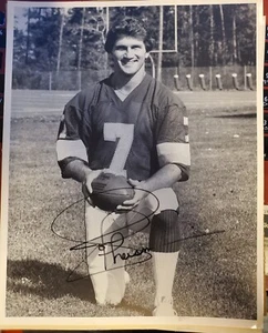 Joe Theismann Signed Auto B&W Photo 8 x 10 1957 - Picture 1 of 1