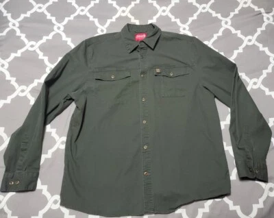 Camisa Para Hombre COLEMAN OUTDOORS Manga Larga BU 2XL Verde Sólido #12902 Foto 1 de 4
