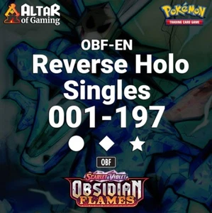 Pokémon TCG Scarlet & Violet Obsidian Flames Reverse Holo Singles (OBF EN) - Picture 1 of 1