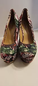 Call Ot Spring Colorful Wedge Shoes, Size 10 - Picture 1 of 9