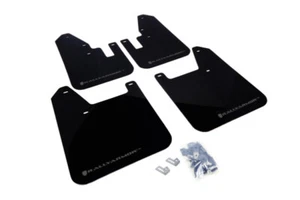 Rally Armor Black UR Mud Flap w/ Grey Logo for Forester 1998-2002 - Picture 1 of 4