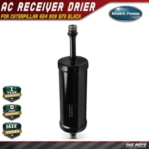 Steel A/C AC Receiver Drier for Caterpillar 834 908 973 Black 85103438 SVP121034 - Picture 1 of 10