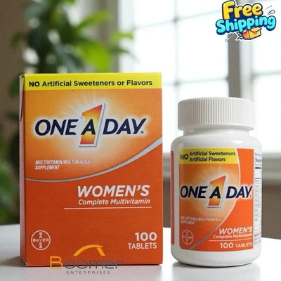 Multivitamínico completo para mujer One-A-Day 100 comprimidos en paquete caducidad: 6-2026 Foto 1 de 2