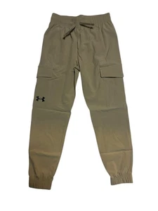Under Armour Boys UA Pennant Woven Cargo Pants Joggers Athletic Youth Small - Picture 1 of 3