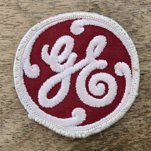 General Electric GE Embroidered Patch 3" Round Sew-On Advertising  - Picture 1 of 3