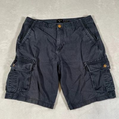 Pantalones Cortos Carga Quiksilver De Colección Para Hombre Talla 34 Negros Patín Surf Bolsillos Y2K Sueltos Foto 1 de 4