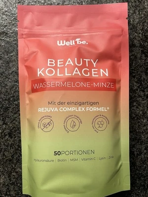Wellbe Well be Beauty Kollagen Wassermelone Minze zuckerfrei,gluten/hormonfrei - Bild 1 von 3