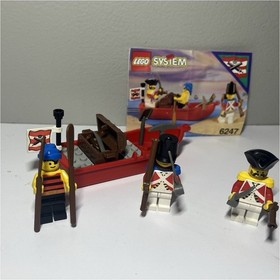 LEGO Bounty Boat Pirates 6247 Complete Set Imperial Guards 54 Pieces 6+