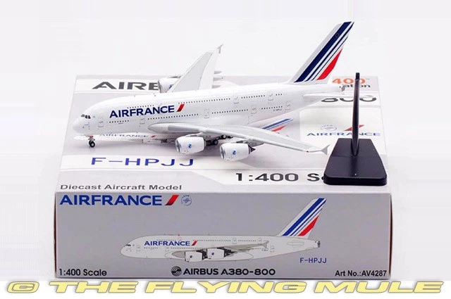 Aviation 400 1:400 A380-800 Air France F-HPJJ con soporte Foto 1 de 1