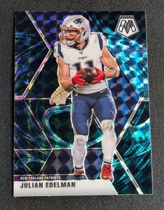 2020 Panini Mosaic Julian Edelman #138 Genesis Prizm SP New England Patriots - Bild 1 von 2