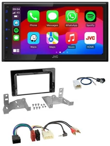 JVC Bluetooth 2DIN MP3 DAB USB Autoradio für Toyota Aygo AB7 ab 2022 klavierlack - Bild 1 von 10