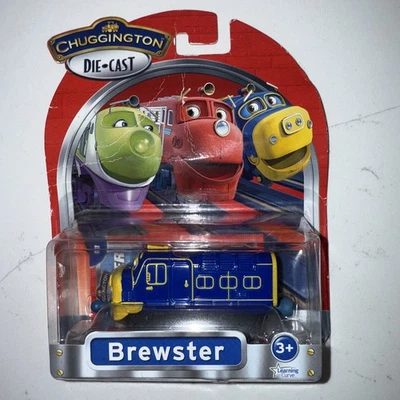 Curva de Aprendizaje Chuggington Die-Cast Train Brewster Juguete Azul Amarillo 3" 2011 Nuevo Foto 1 de 4