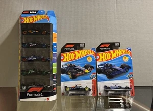 Hot Wheels 2024 Formula 1 5 pack Oracle Red Bull & Williams Racing Cars New 2025 - Picture 1 of 5