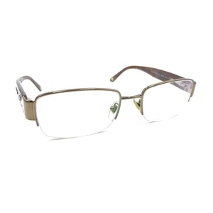 Versace MOD. 1136-B 1061 Brown Half Rim Eyeglasses Frames 51-17 135 Italy Women - Picture 1 of 12