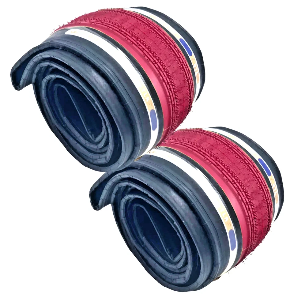 PAR de pneus Panaracer Gravelking SS 700 x 45 cascalho passeio bicicleta de estrada cranberry - Imagem 1 de 1