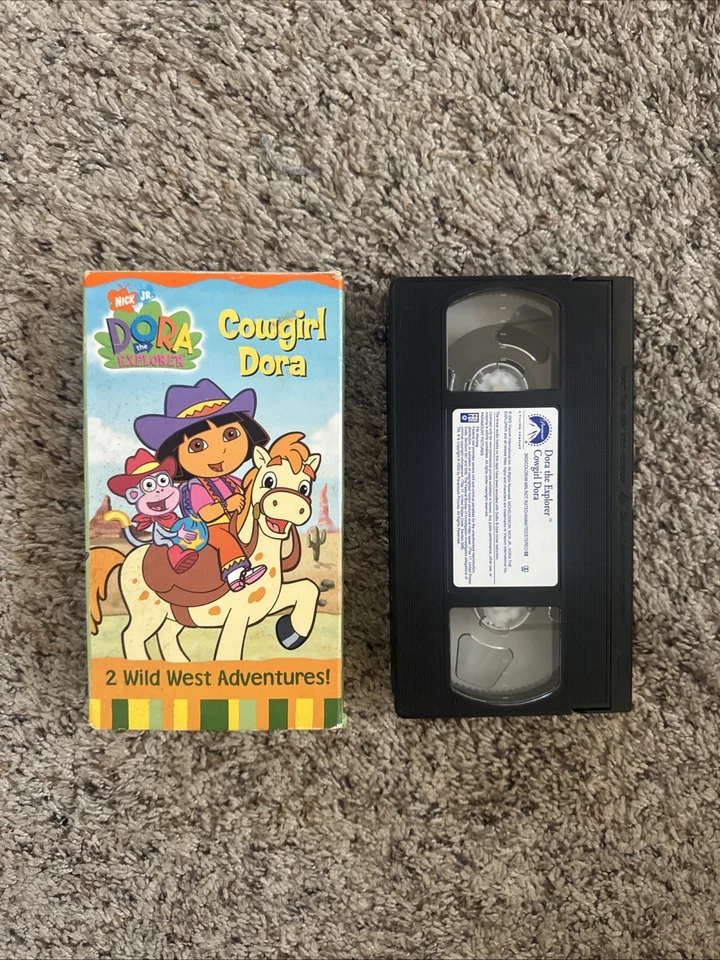 Dora the Explorer Cowgirl Dora VHS Video Tape 2003 Nick Jr Nickelodeon - Image 1 of 1