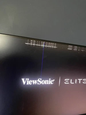 ViewSonic XG270 27” Widescreen IPS LCD Monitor *SCREEN CRACK AT THE TOP*  - Image 1 of 4