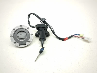 03-05 Yamaha YZF R6 Lock Set Ignition Switch Cap And Key - Image 1 of 4