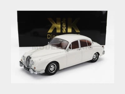 KK-SCALE KKDC181033 DAIMLER - 250 V6 LHD 1962 - BROWN INTERIOR - WHITE - 1/18 - Immagine 1 di 2