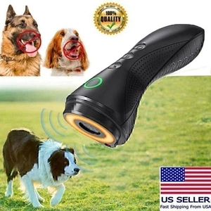New Dog Bark Deterrents Anti Barking Device Ultrasonic Dog Training-Bark Control - Picture 1 of 8